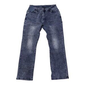Savage Tacticians Mens Stretch Denim Jeans 34x30 Flexible Fit Gray Black NEW Y2K